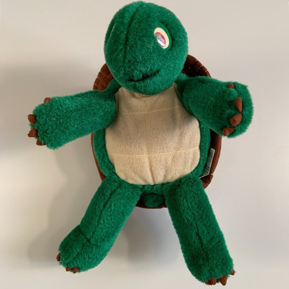 Vintage 1980s Franklin The Turtle Plush Stuffed Animal Toy Scholastic